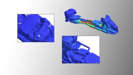 SimSolid ski binding
